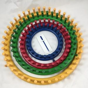 Knifty Knitter Set 4 Looms 1 Needle Prvo Craft